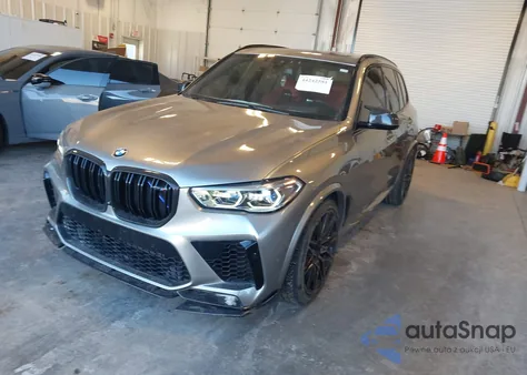 2021 BMW X5 M z USA, uszkodzony, nr VIN 5YMJU0C07M9E85852